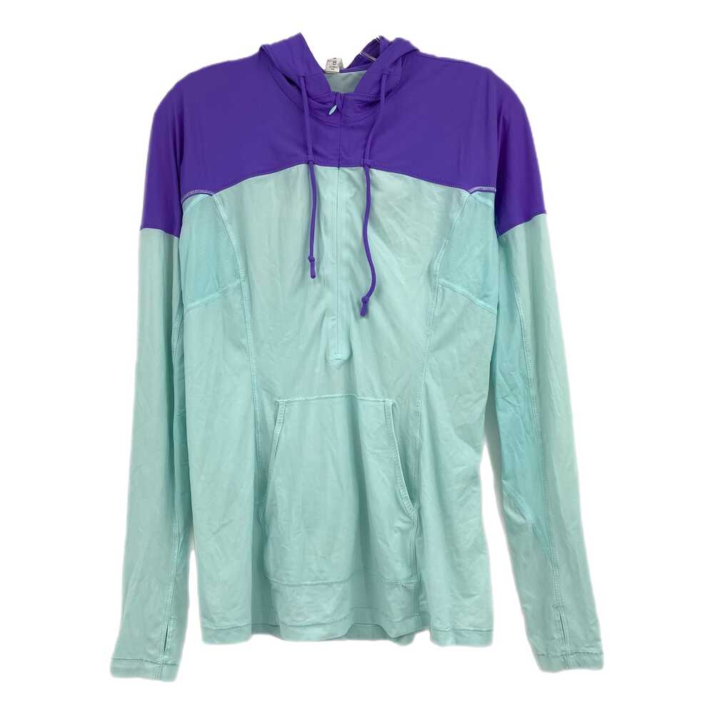lululemon athletica Blue Purple Long Sleeve Tee Zip | Womens 8